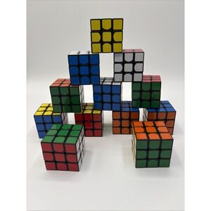 Mini Rubix Cube 12 pack Party Favor  Kids Adults Toy Games. Open Box.